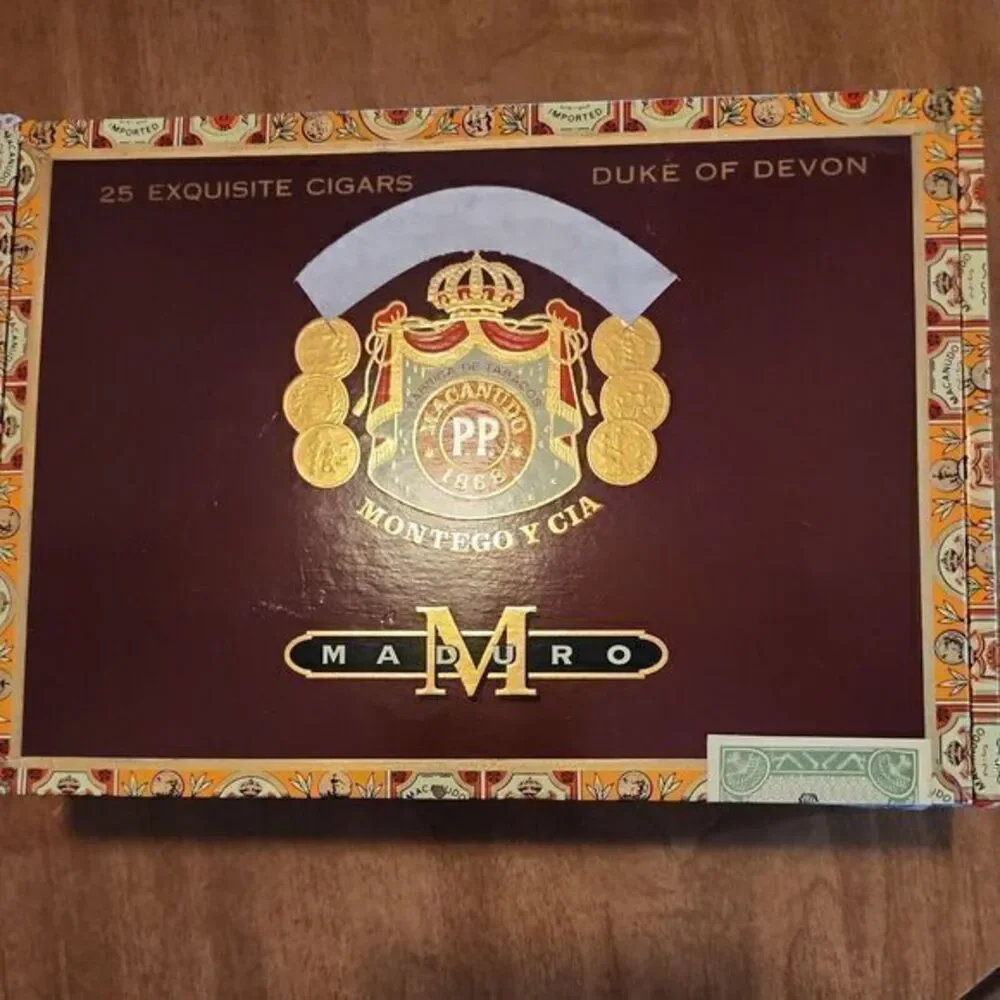 Macanudo Maduro Cigar Box |‎ Arts & Craft / Collectible Wood • VGUC‼